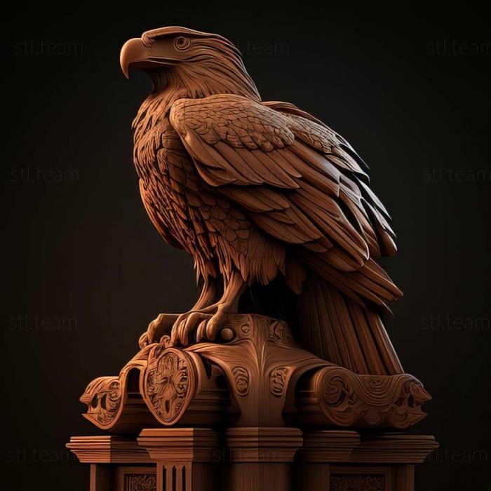 eagle on the pedestal